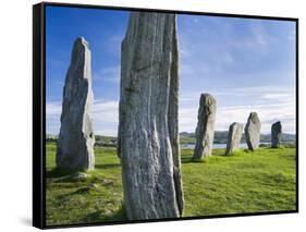 Standing Stones of Callanish, Isle of Lewis, Western Isles, Scotland-Martin Zwick-Framed Stretched Canvas