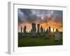 Standing Stones of Callanish, Isle of Lewis, Western Isles, Scotland-Martin Zwick-Framed Photographic Print