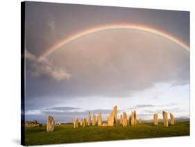 Standing Stones of Callanish, Isle of Lewis, Western Isles, Scotland-Martin Zwick-Stretched Canvas