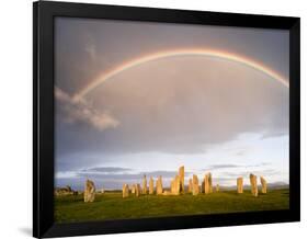 Standing Stones of Callanish, Isle of Lewis, Western Isles, Scotland-Martin Zwick-Framed Photographic Print