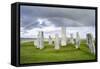 Standing Stones of Callanish, Isle of Lewis, Western Isles, Scotland-Martin Zwick-Framed Stretched Canvas