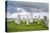 Standing Stones of Callanish, Isle of Lewis, Western Isles, Scotland-Martin Zwick-Stretched Canvas