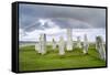 Standing Stones of Callanish, Isle of Lewis, Western Isles, Scotland-Martin Zwick-Framed Stretched Canvas