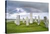 Standing Stones of Callanish, Isle of Lewis, Western Isles, Scotland-Martin Zwick-Stretched Canvas