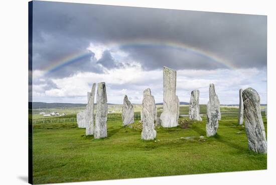 Standing Stones of Callanish, Isle of Lewis, Western Isles, Scotland-Martin Zwick-Stretched Canvas