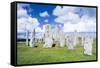 Standing Stones of Callanish, Isle of Lewis, Western Isles, Scotland-Martin Zwick-Framed Stretched Canvas