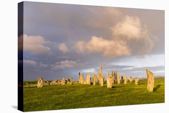 Standing Stones of Callanish, Isle of Lewis, Western Isles, Scotland-Martin Zwick-Stretched Canvas