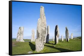 Standing Stones of Callanish, Isle of Lewis, Western Isles, Scotland-Martin Zwick-Framed Stretched Canvas