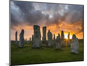 Standing Stones of Callanish, Isle of Lewis, Western Isles, Scotland-Martin Zwick-Mounted Photographic Print