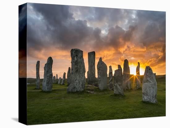 Standing Stones of Callanish, Isle of Lewis, Western Isles, Scotland-Martin Zwick-Stretched Canvas