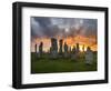 Standing Stones of Callanish, Isle of Lewis, Western Isles, Scotland-Martin Zwick-Framed Premium Photographic Print