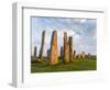 Standing Stones of Callanish, Isle of Lewis, Western Isles, Scotland-Martin Zwick-Framed Photographic Print