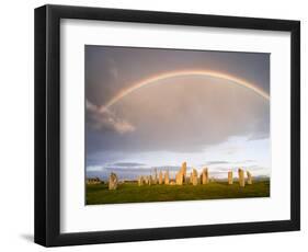 Standing Stones of Callanish, Isle of Lewis, Western Isles, Scotland-Martin Zwick-Framed Photographic Print