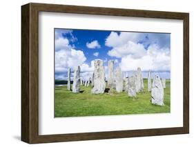 Standing Stones of Callanish, Isle of Lewis, Western Isles, Scotland-Martin Zwick-Framed Photographic Print