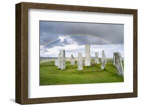 Standing Stones of Callanish, Isle of Lewis, Western Isles, Scotland-Martin Zwick-Framed Photographic Print