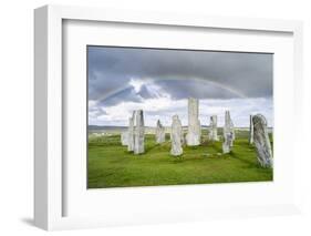 Standing Stones of Callanish, Isle of Lewis, Western Isles, Scotland-Martin Zwick-Framed Photographic Print