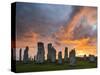 Standing Stones of Callanish, Isle of Lewis, Western Isles, Scotland-Martin Zwick-Stretched Canvas