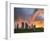 Standing Stones of Callanish, Isle of Lewis, Western Isles, Scotland-Martin Zwick-Framed Photographic Print