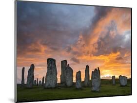 Standing Stones of Callanish, Isle of Lewis, Western Isles, Scotland-Martin Zwick-Mounted Photographic Print