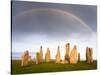 Standing Stones of Callanish, Isle of Lewis, Western Isles, Scotland-Martin Zwick-Stretched Canvas