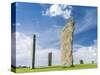 Standing Stones of Stenness, Orkney islands, Scotland.-Martin Zwick-Stretched Canvas