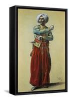 Standing Turkish Man-Francesco Vanni-Framed Stretched Canvas