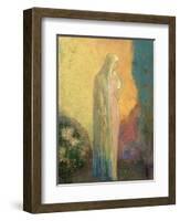 Standing Veiled Woman-Odilon Redon-Framed Giclee Print