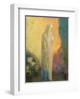 Standing Veiled Woman-Odilon Redon-Framed Giclee Print