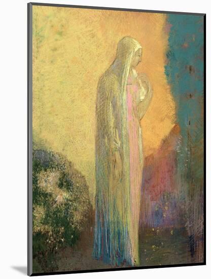 Standing Veiled Woman-Odilon Redon-Mounted Giclee Print