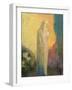 Standing Veiled Woman-Odilon Redon-Framed Giclee Print