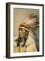 Standing Wolf, Cheyenne Indian-null-Framed Art Print