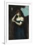 Standing Woman, c.1903-Jean-Jacques Henner-Framed Giclee Print