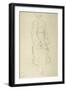 Standing Woman in Coat 2-Gustav Klimt-Framed Giclee Print