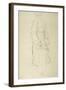 Standing Woman in Coat 2-Gustav Klimt-Framed Giclee Print