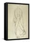 Standing Woman in Coat 3-Gustav Klimt-Framed Stretched Canvas