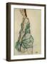 Standing Woman in Green Shirt, 1914-Egon Schiele-Framed Giclee Print