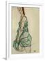 Standing Woman in Green Shirt, 1914-Egon Schiele-Framed Giclee Print