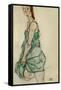 Standing Woman in Green Shirt, 1914-Egon Schiele-Framed Stretched Canvas