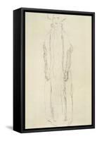 Standing Woman with Arms Dangling-Gustav Klimt-Framed Stretched Canvas