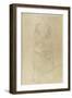 Standing Woman with Cape-Gustav Klimt-Framed Giclee Print