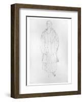 Standing Woman with Coat, 1916-Gustav Klimt-Framed Giclee Print