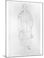 Standing Woman with Coat, 1916-Gustav Klimt-Mounted Giclee Print