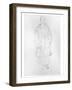 Standing Woman with Coat, 1916-Gustav Klimt-Framed Giclee Print