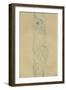 Standing Woman with Left Leg Raised-Gustav Klimt-Framed Giclee Print