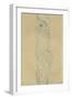 Standing Woman with Left Leg Raised-Gustav Klimt-Framed Giclee Print