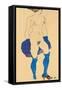 Standing Woman with Shoes and Stockings, 1913-Egon Schiele-Framed Stretched Canvas