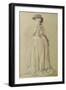 Standing Young Woman-Francois Louis Joseph Watteau-Framed Giclee Print