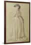 Standing Young Woman-Francois Louis Joseph Watteau-Framed Giclee Print