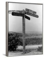 Stane Street Signpost-null-Framed Photographic Print