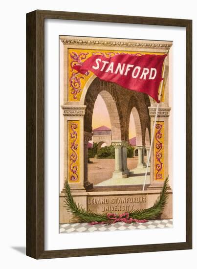 Stanford Banner, Arcade-null-Framed Art Print